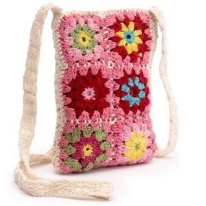 NWT SKINNYDIP LONDON Women's Crochet Mini Crossbody Pouch